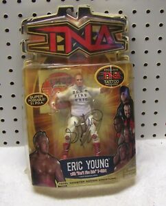 SAFG1  Eric Young   Signed TNA Figure w/COA  PLEASE READ DESCRIPTION
