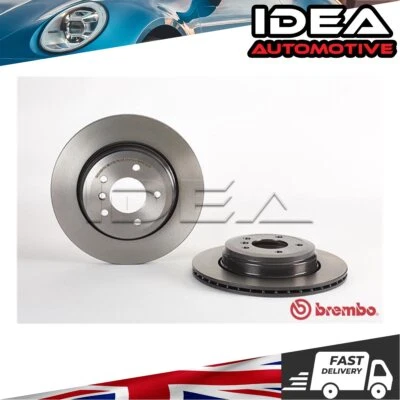 Brake Discs Rear Idea Fits BMW 5 Series 2001-2010 6 Series 2004-2010 - Image 1 of 4