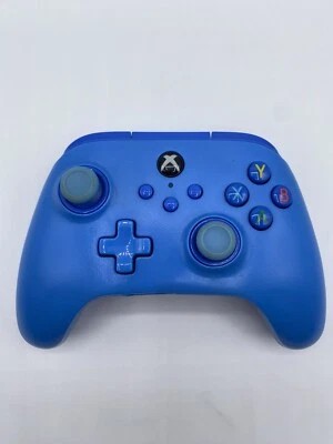 Power A XBOX Wired Blue Controller Sku 1519367-01 NO CABLE/ TESTED WORKING - Image 1 of 4