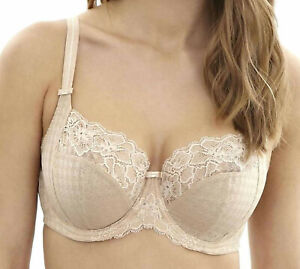PANACHE ENVY 7285, UNDERWIRED, LACE, FULL CUP, SIDE SHAPPING BRA, BLACK OR NUDE