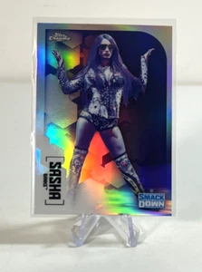 WWE 2020 Topps Chrome Sasha Banks #57 Refractor (AEW Mercedes Mone) - Picture 1 of 4