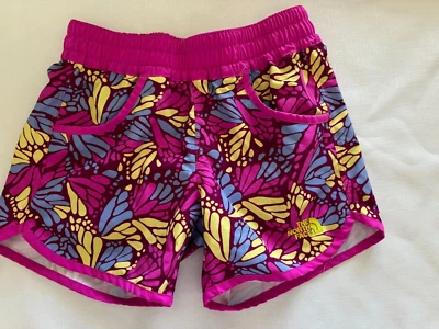 PANTALONES CORTOS TEJIDOS THE NORTH FACE CAMFLY WATER ACTIVE ESTAMPADO ROSA AZALEA NIÑAS 10/12 Foto 1 de 3