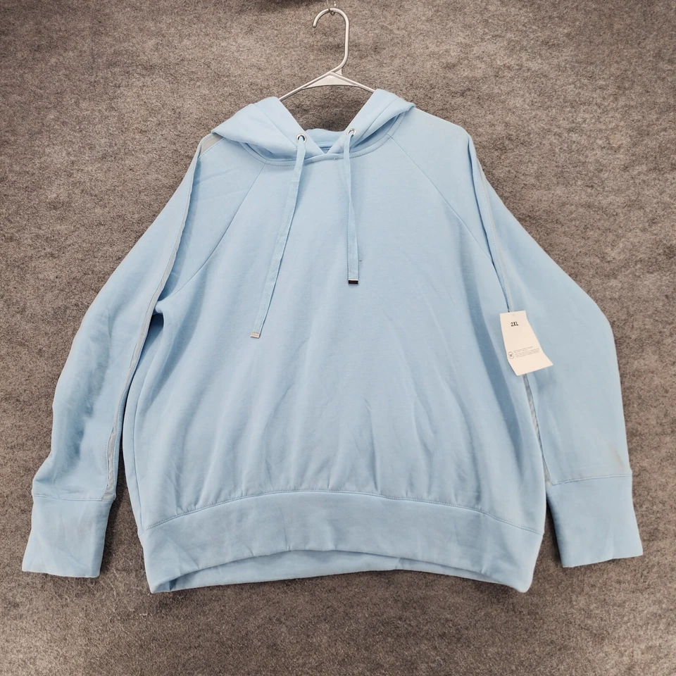 Sudadera con capucha Jockey para mujer 2XL manga larga azul claro Foto 1 de 4