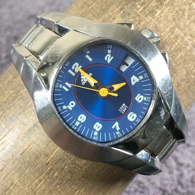 Reloj de cuarzo Adidas para mujer ADP1148 fecha tono plata acero inoxidable 35 mm 7" Foto 1 de 4