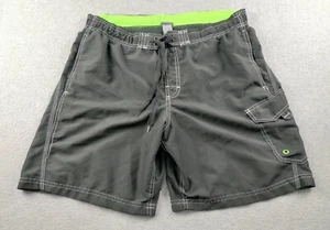 Champion Mens Med Gray Lined Swim Trunks - Picture 1 of 17