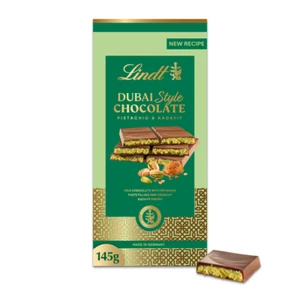 Lindt Dubai Style Chocolate Bar | 145 g / 5.12 oz | Pistachio & Kadayif Filling - Picture 1 of 4