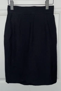 Vintage Neiman Marcus Sz 6 100% Wool Lined Pencil Skirt EUC Pockets USA Made - Picture 1 of 7