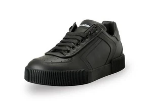 Dolce & Gabbana Men's "U_Miami" 100% Leather Sneakers Shoes US 8 IT 7 EU 41 - Picture 1 of 8