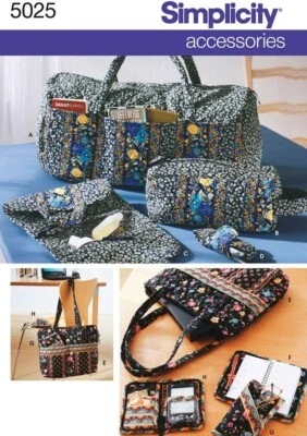 Simplicity 5025 Quilted Bags and Accessories sewing pattern - Image 1 of 4