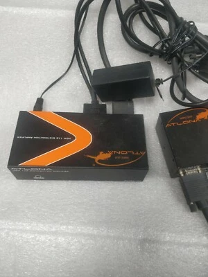  Atlona AT-VGA12A-b 1x2 VGA Distribution Amplifier with Audio  - Image 1 of 4