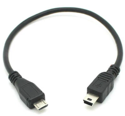 Mini USB 5pin to Micro USB Data Sync Charge Cable For Android | Male to Male  - Image 1 of 4