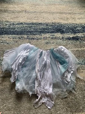 Azul Claro Brillo Tutú Halloween Disfraz Adulto Estándar (Hasta Talla 8) Foto 1 de 4