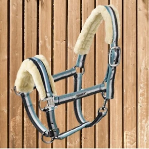 Eskadron Halfter Lammfell, Eskadron Halfter, Lammfell Halfter, aquamarine - Bild 1 von 1