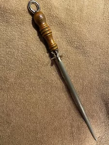 Vintage 18” Steel NICHOLSON Fine Knife Sharpening Steel Stick Sharpener USA - Picture 1 of 8