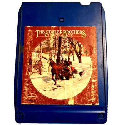 8 TRACK ~ THE STATLER BROTHERS CHRISTMAS CARD 🚀 Tested Working Mercury MC815012 Foto 1 de 4