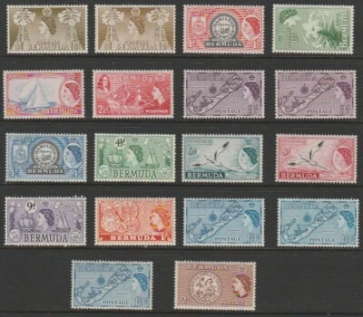 Bermudas 1953-62 COMO NUEVO juego de piezas a 2/- ex 145bc Foto 1 de 2