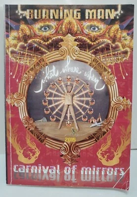 Rare! Burning Man Carnival Of Mirrors 2015 Guide Book And Map - Image 1 of 4