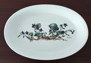 Villeroy & Boch Botanica Large 15 3/4" Long Oval Baking Dish Violetas VGC - Imagen 1 de 7