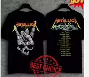 hot, Metallica Band Metal Tour 2023 2024 M72 Tour Music Event T-Shirt - Picture 1 of 6
