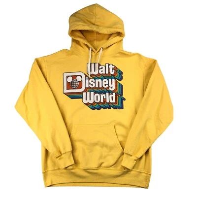 Sudadera con Capucha Retro Años 70 Gráfico Pullover Sudadera Med Parks Walt Disney World Foto 1 de 4