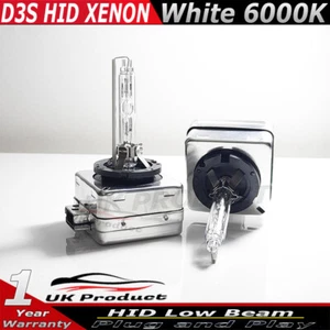 2x D3S Bulbs 35W HID Headlight Xenon Light White 6000K Seat Alhambra 2011-2020 - Picture 1 of 6