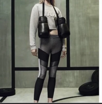 H&M x Alexander Wang reflective mid rise fashion leggings size 8 - Image 1 of 4