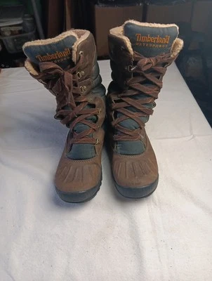 TIMBERLAND Earthkeepers Mount Holly Mujer Talla 7M Bota Impermeable Alto Encaje Pato Foto 1 de 4