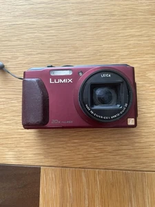 Panasonic Lumix DMC-TZ40 Digital Camera Red/Burgundy For Spares Or Repair - Picture 1 of 2
