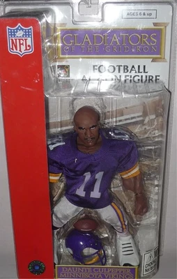 Figura DAUNTE CULPEPPER Minnesota Vikings Gladiators of the Gridiron NFL 9" LEER Foto 1 de 4
