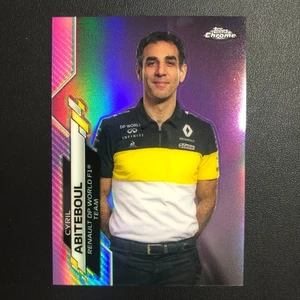 2020 Topps Chrome Formula 1 F1 #85 Cyril Abiteboul Purple Refractor /399 - Picture 1 of 2