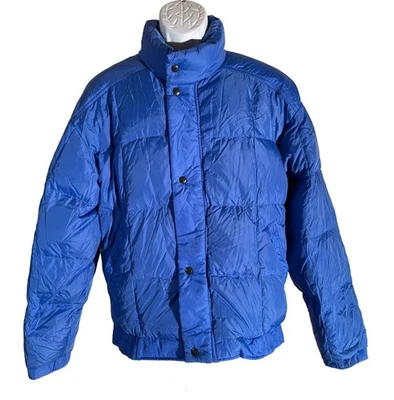 L.L. Bean Down Jim Whittaker Mountain Classics Puffer Down Blue Large USA - Image 1 of 4