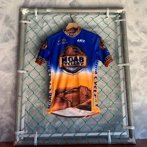 Louis Garneau Moab Cyclery Cycling Jersey Mens Small 1/2 Zip Short Sleeve Shirt - Picture 1 of 9