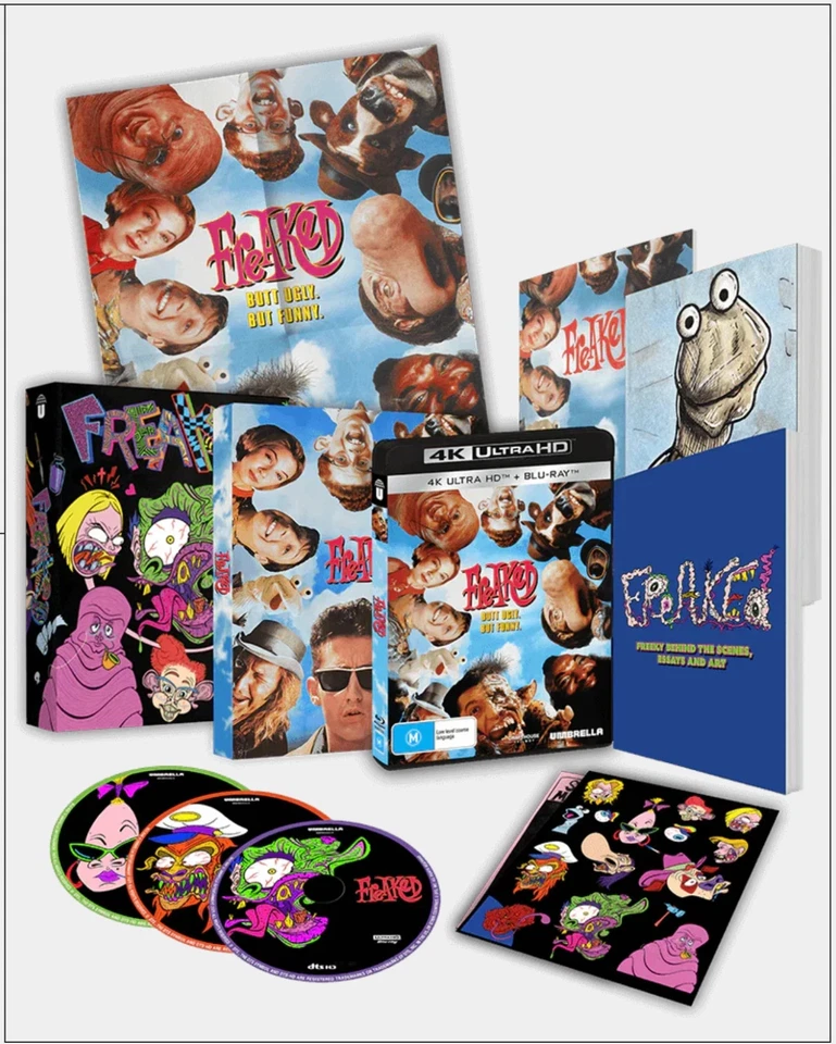 Freaked (1993) 4K & 2 Blu-ray Collector's Edition - UMBRELLA WEBSTORE EXCLUSIVE - Image 1 of 1