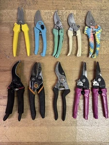 Lote 10 Cortadoras Podadoras Herramientas de Mano Tijeras - Imagen 1 de 6