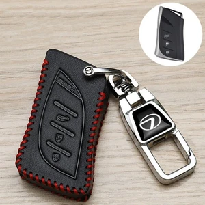 Leather Remote Key Fob Cover Case for Lexus ES NX RX LX LS LC500 UX250 - Picture 1 of 5