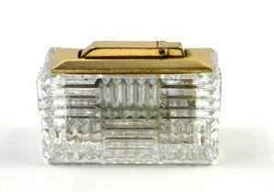 Tischfeuerzeug Gasfeuerzeug aus Kristall Glas Feuerzeug Lighter 9509 - Bild 1 von 5