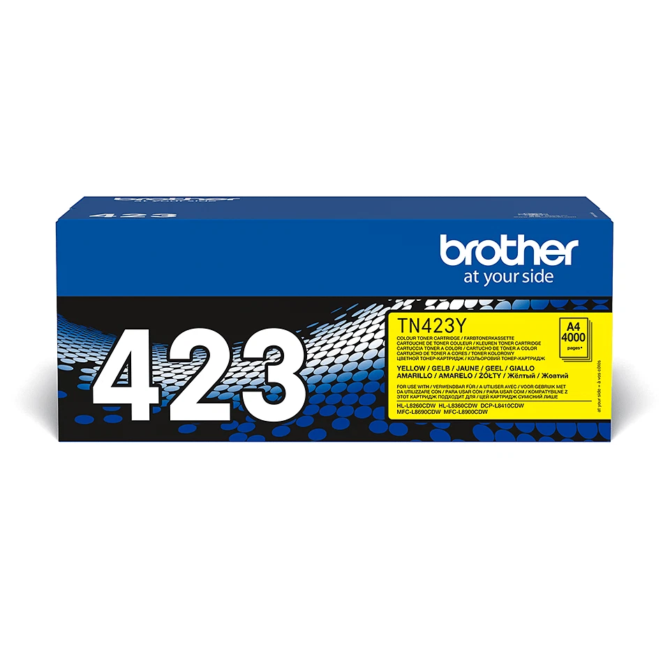 Brother TN-423Y Original Toner Gelb Tonerkartusche TN423Y für 4.000 Seiten - Bild 1 von 1