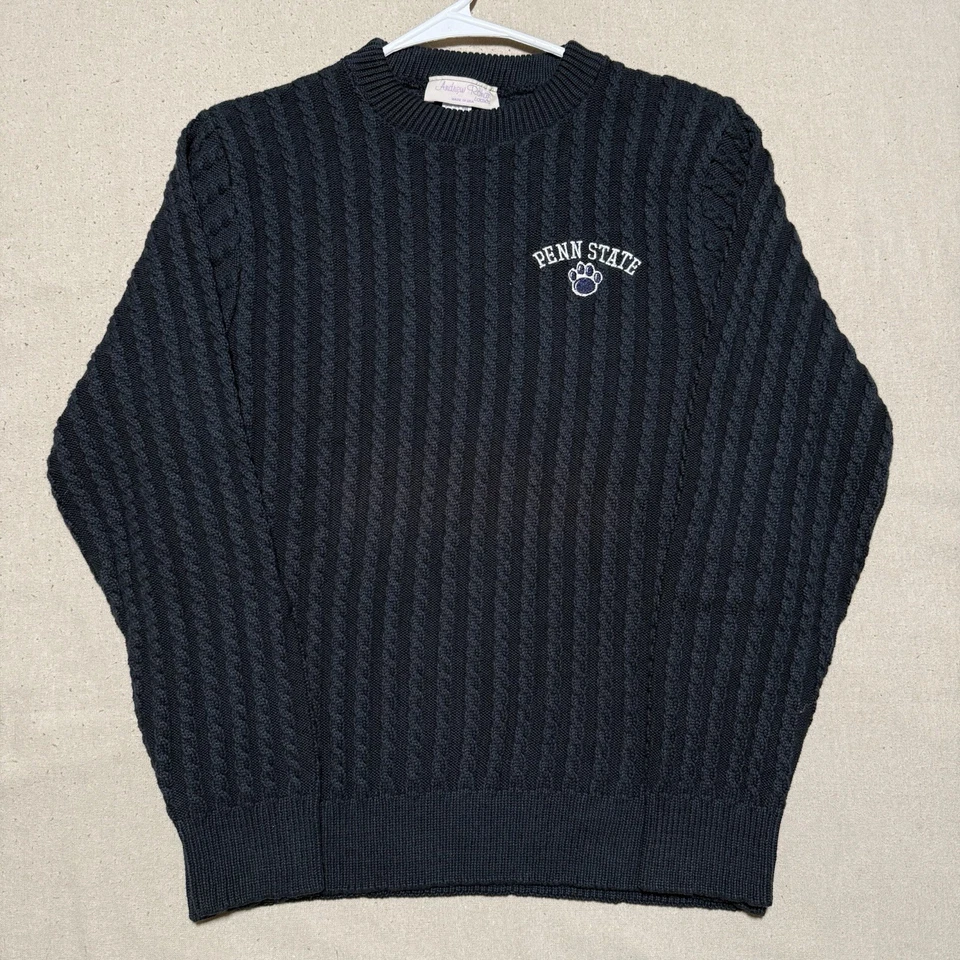 Suéter De Colección Años 80 Penn State Nittany Lions Andrew Rohan Damas Azul Marino Talla L Foto 1 de 4