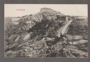 NORWAY 1910 HALDEN Birdseye View FREDRIKSTEN FORTRESS Fort Fredrikssted - Picture 1 of 3