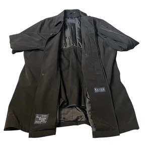 Chaqueta Abrigo de Lluvia Ralph Lauren De Colección Para Hombre Extra Grande Negra Preppy Gorpcore - Imagen 1 de 14