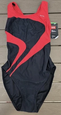 Traje de baño TYR Tyreeco Alliance Splice Maxfit 1 pieza negro/rojo talla 30 NUEVO Foto 1 de 4
