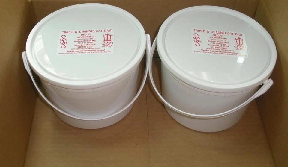 Cebo de bagre Hootman Brothers Sonnys sangre 45 oz. Pack de 2 bañeras Foto 1 de 1