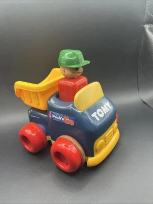 Camión de volteo Tomy Push N Go 1991 de colección juguete Foto 1 de 4