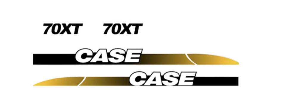 Nuevo kit se adapta a Case 70XT Minicargadora Repuesto Calcomanías Adhesivo/Kit de Calcomanías NS Foto 1 de 1