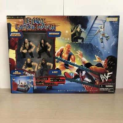 WWF Brawl - 4 - All Lethal Ladder Match  Jakks Pacific 1999 - Image 1 of 4