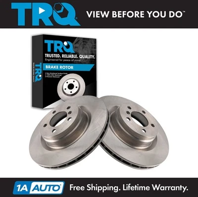 Juego de rotores de freno delanteros TRQ para Land Rover Range Rover 2006-2012 Foto 1 de 4