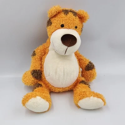 Doudou chat tigre orange marron CHARLY ET CIE - 36555 - Photo 1/2