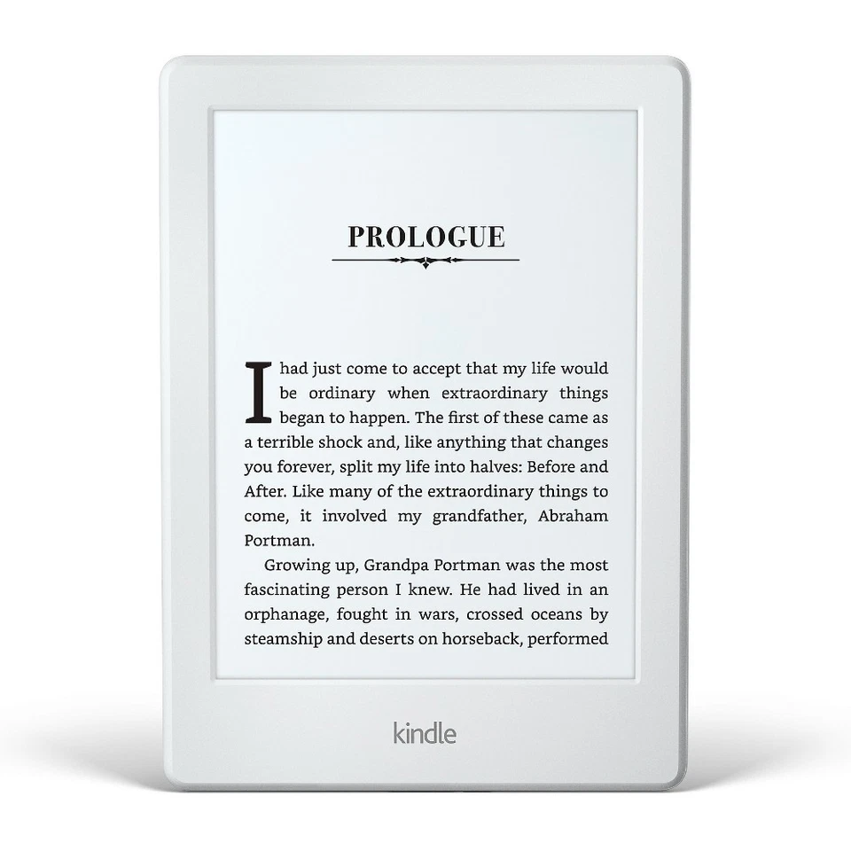 Kindle Paperwhite E-reader - White, 6" Display with Light, Wi-Fi, 4GB, Black - Image 1 of 2
