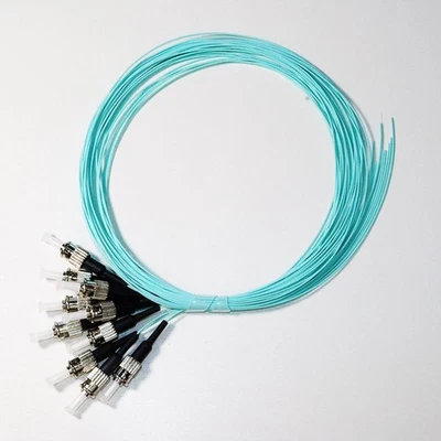 10pcs 0.9mm 1.5m Multimode OM3 PVC Cable Fiber Optic Pigtail Fiber Patch Cord - Image 1 of 4