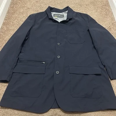 Blazer de viaje Eddie Bauer Ultimate Voyager para hombre talla 44 negro chaqueta Travex Foto 1 de 4